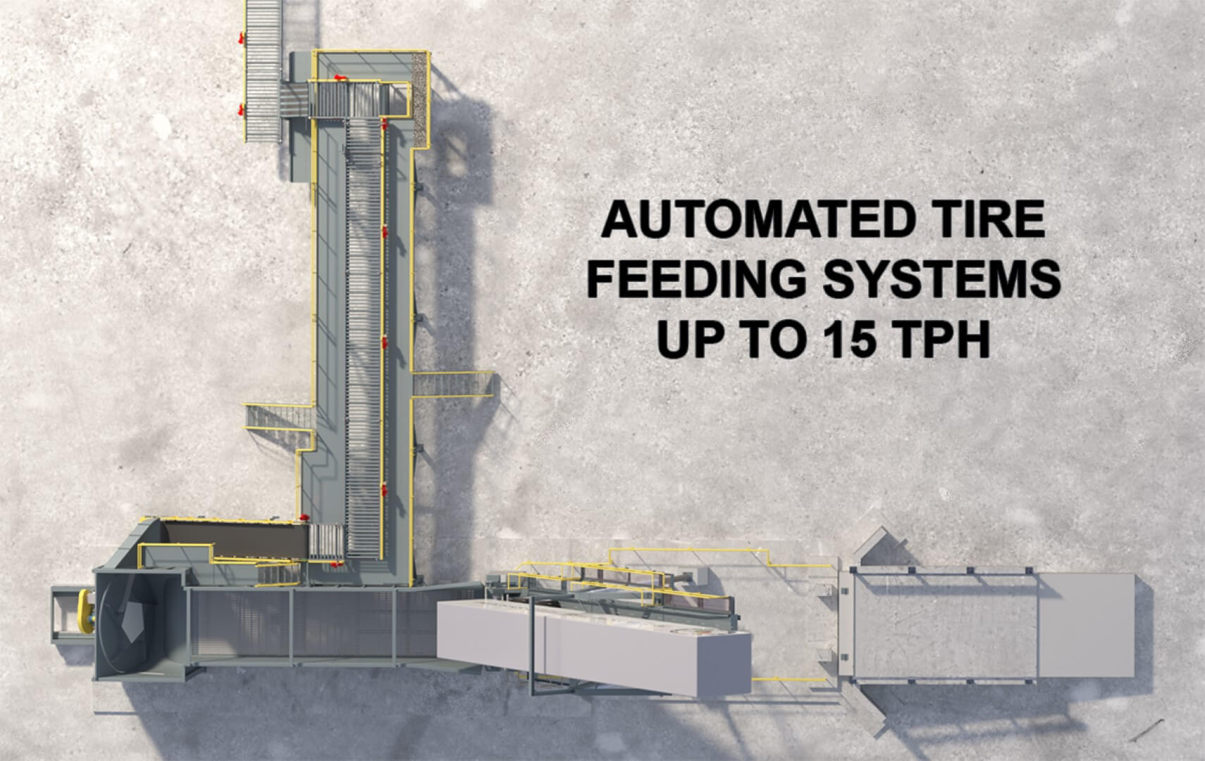 automated tire fuel feed system