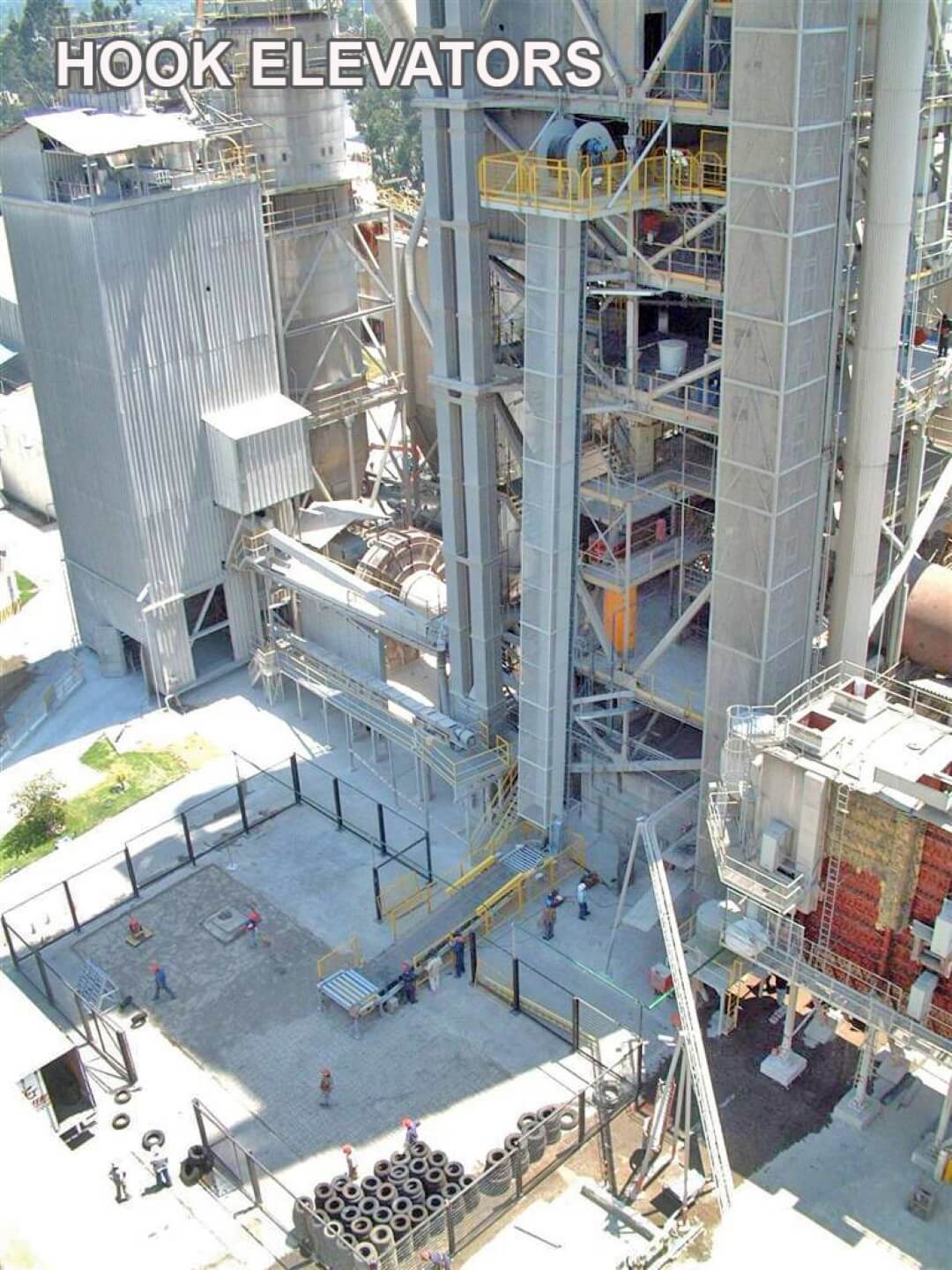 material handling hook elevator